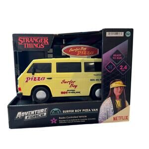 NEW IN BOX Stranger Things Surfer Boy Pizza Van RC vehicle
